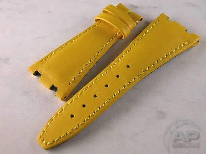 100% Waterproof SCUTA20 Yellow Strap For Audemars Piguet Royal Oak Offshore