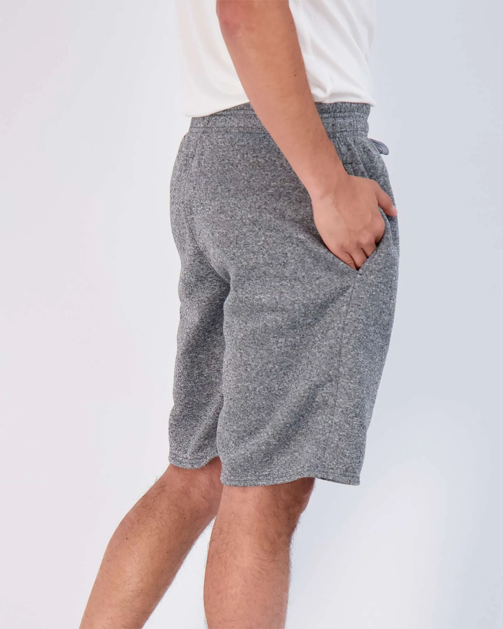 3 Pack: Mens 9 Fleece Casual Lounge Shorts