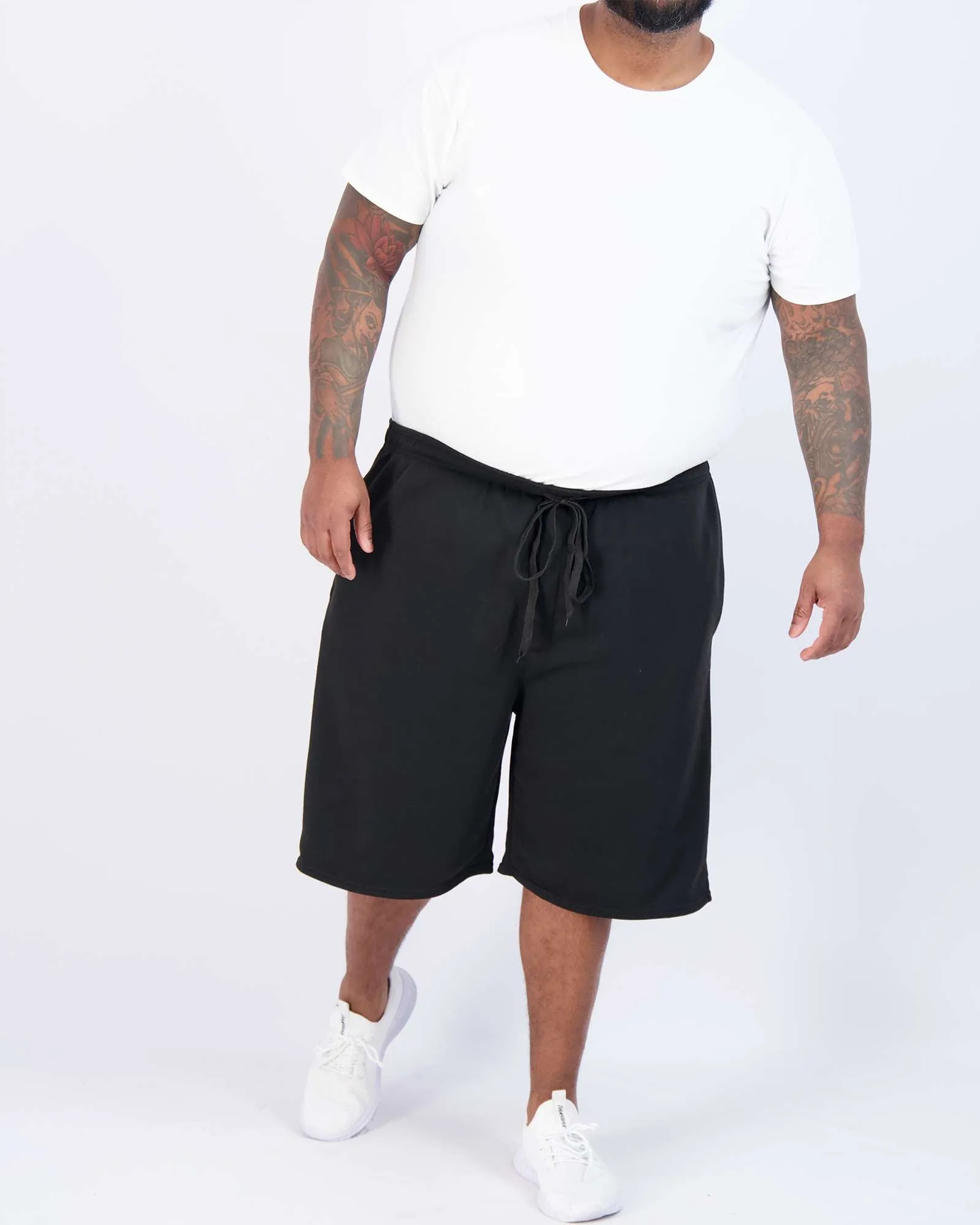 3 Pack: Mens 9 Fleece Casual Lounge Shorts