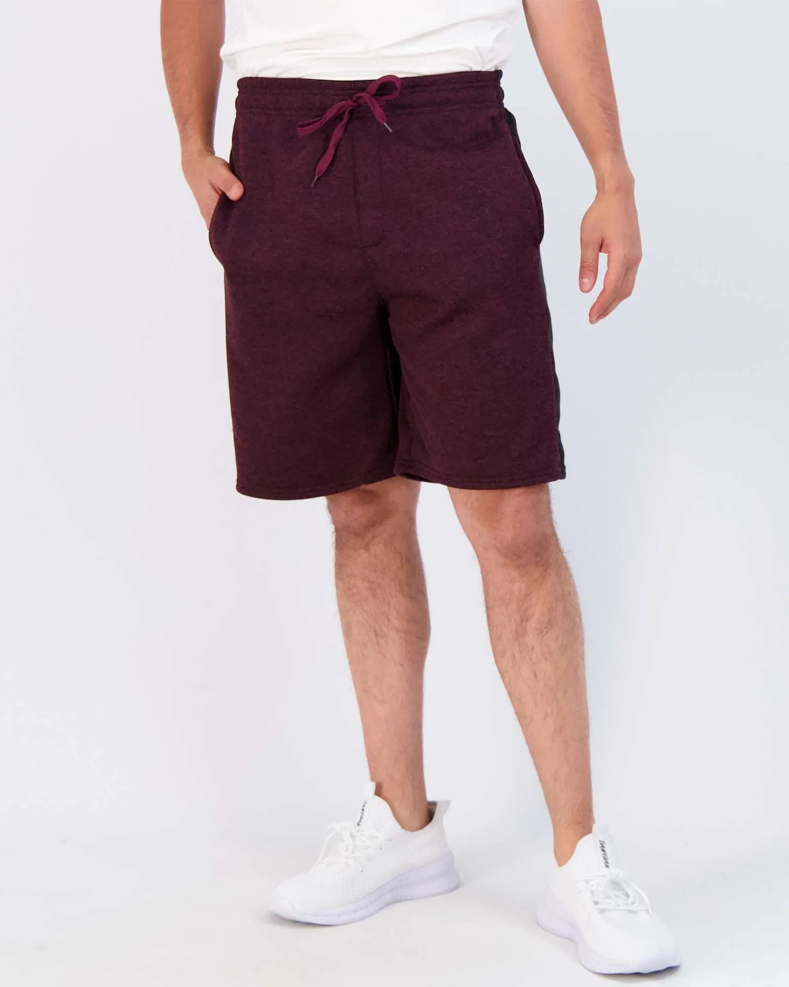 3 Pack: Mens 9 Fleece Casual Lounge Shorts