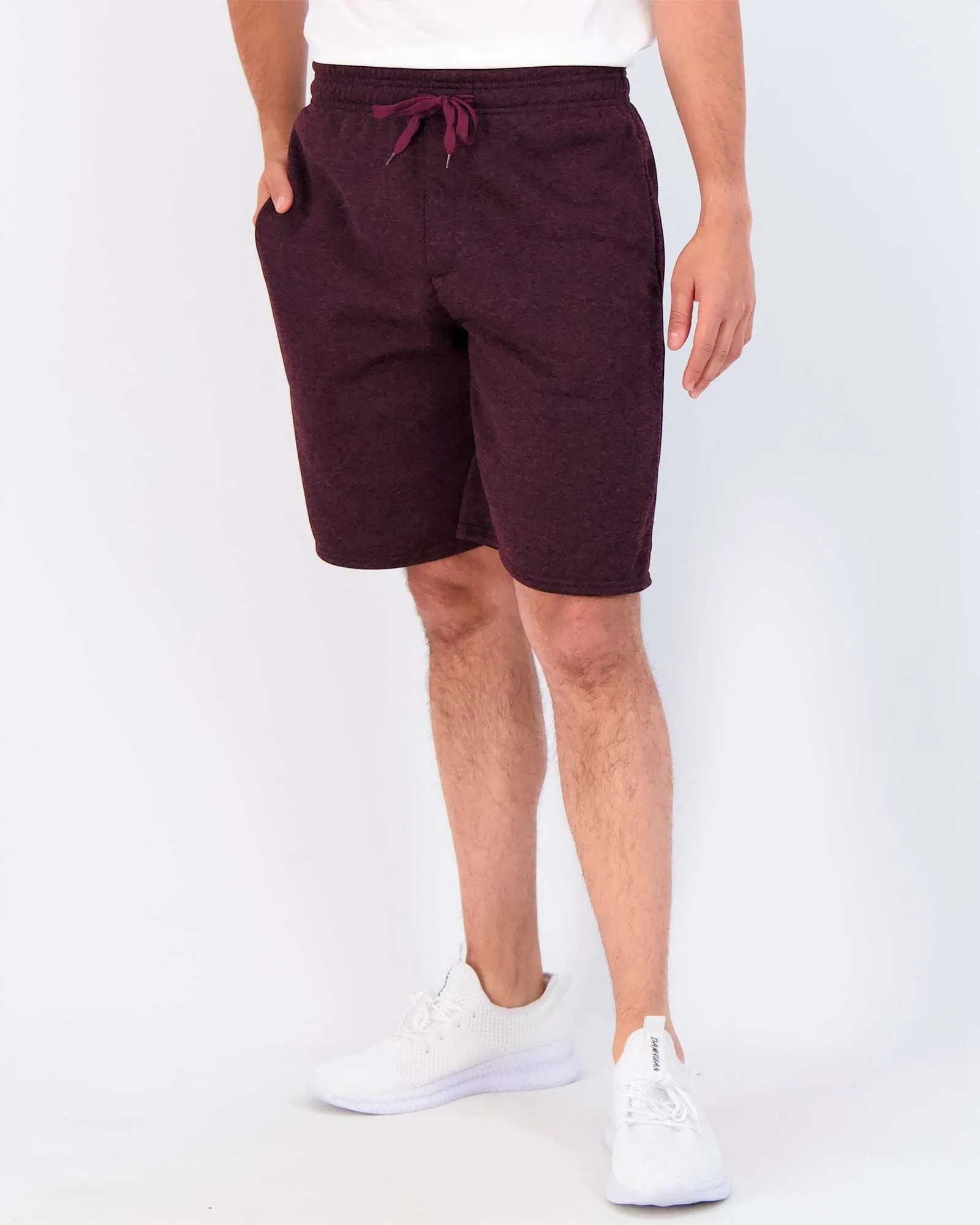 3 Pack: Mens 9 Fleece Casual Lounge Shorts