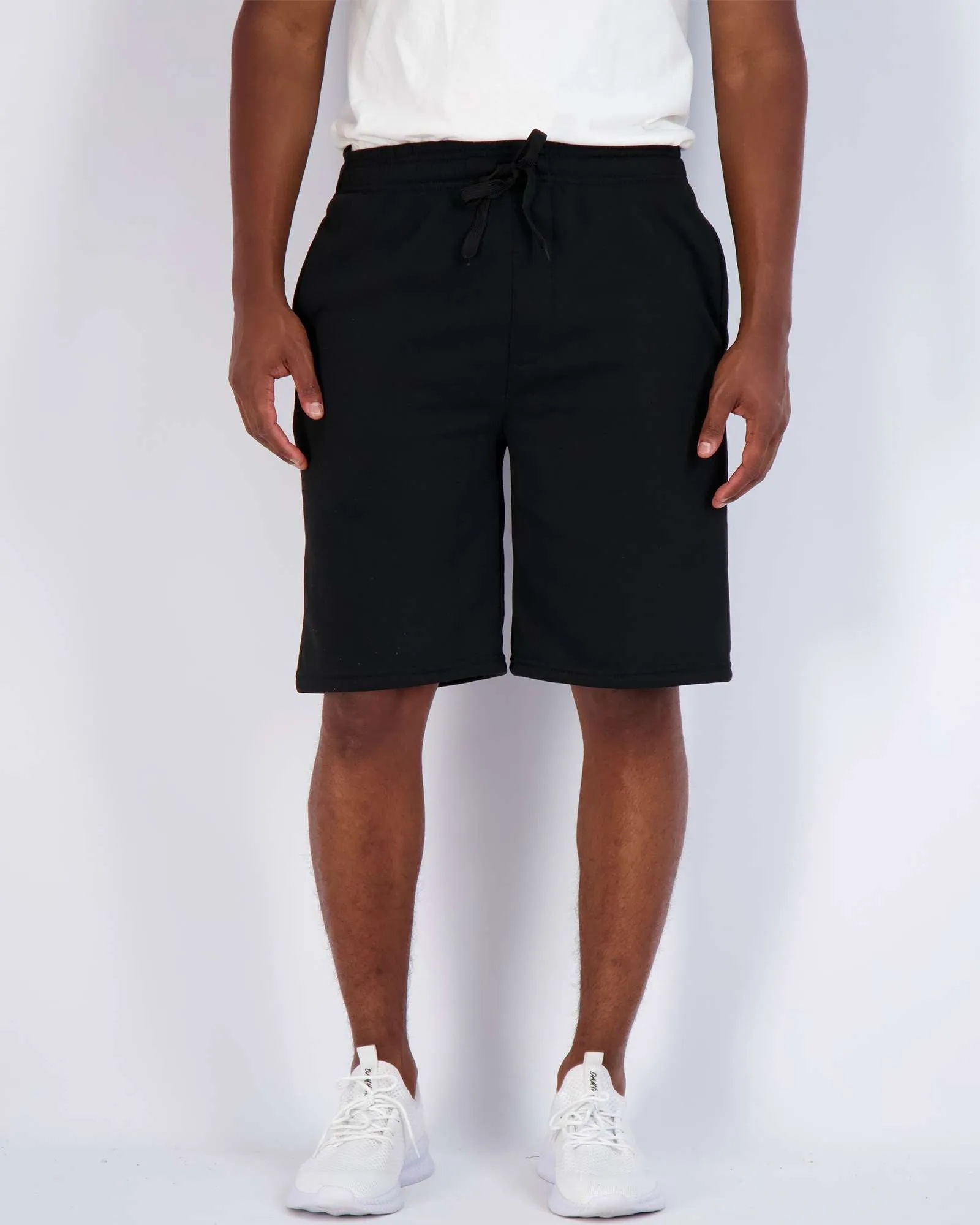 3 Pack: Mens 9 Fleece Casual Lounge Shorts