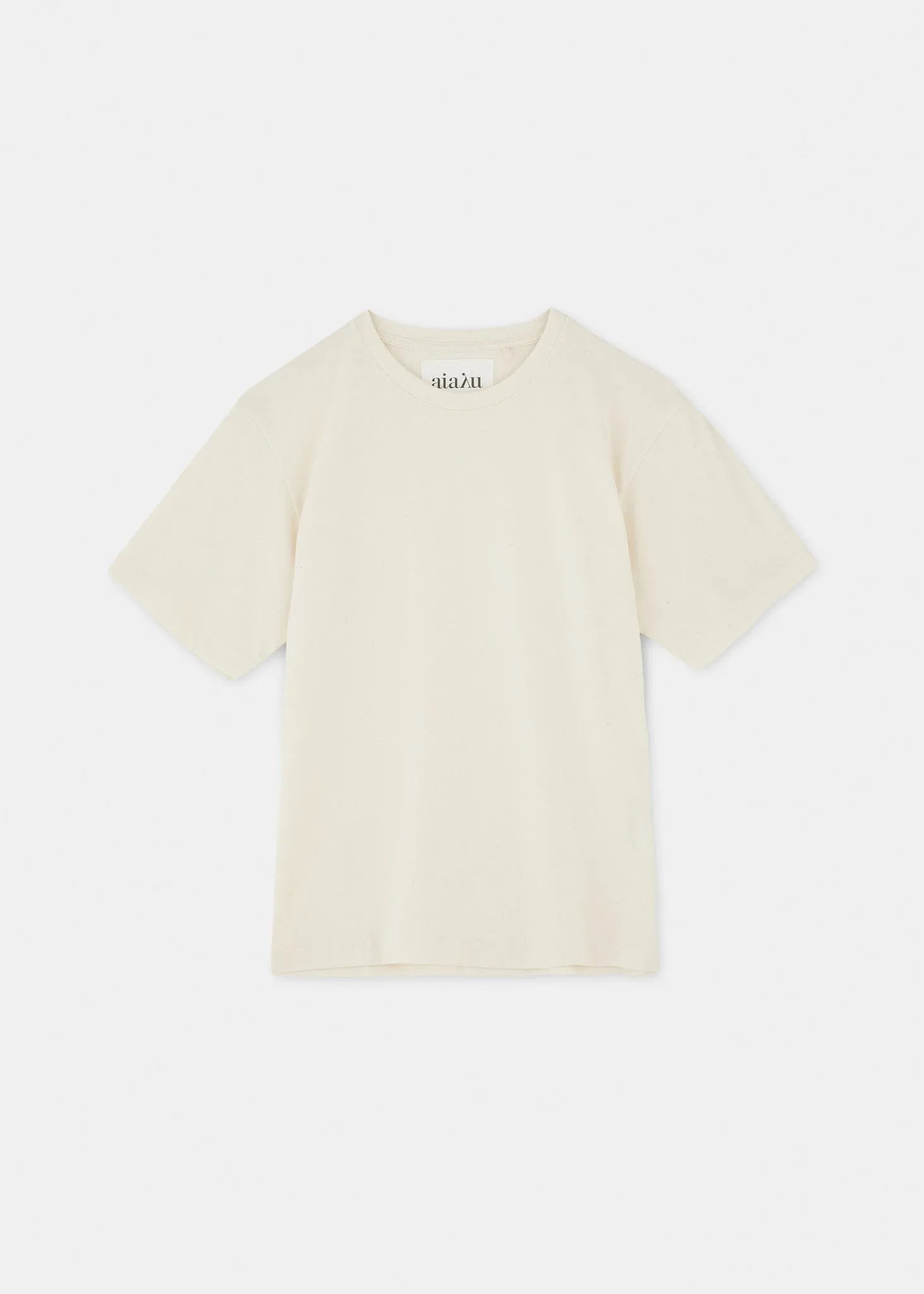 AIAYU - Classic Circular Tee - Pure Ecru