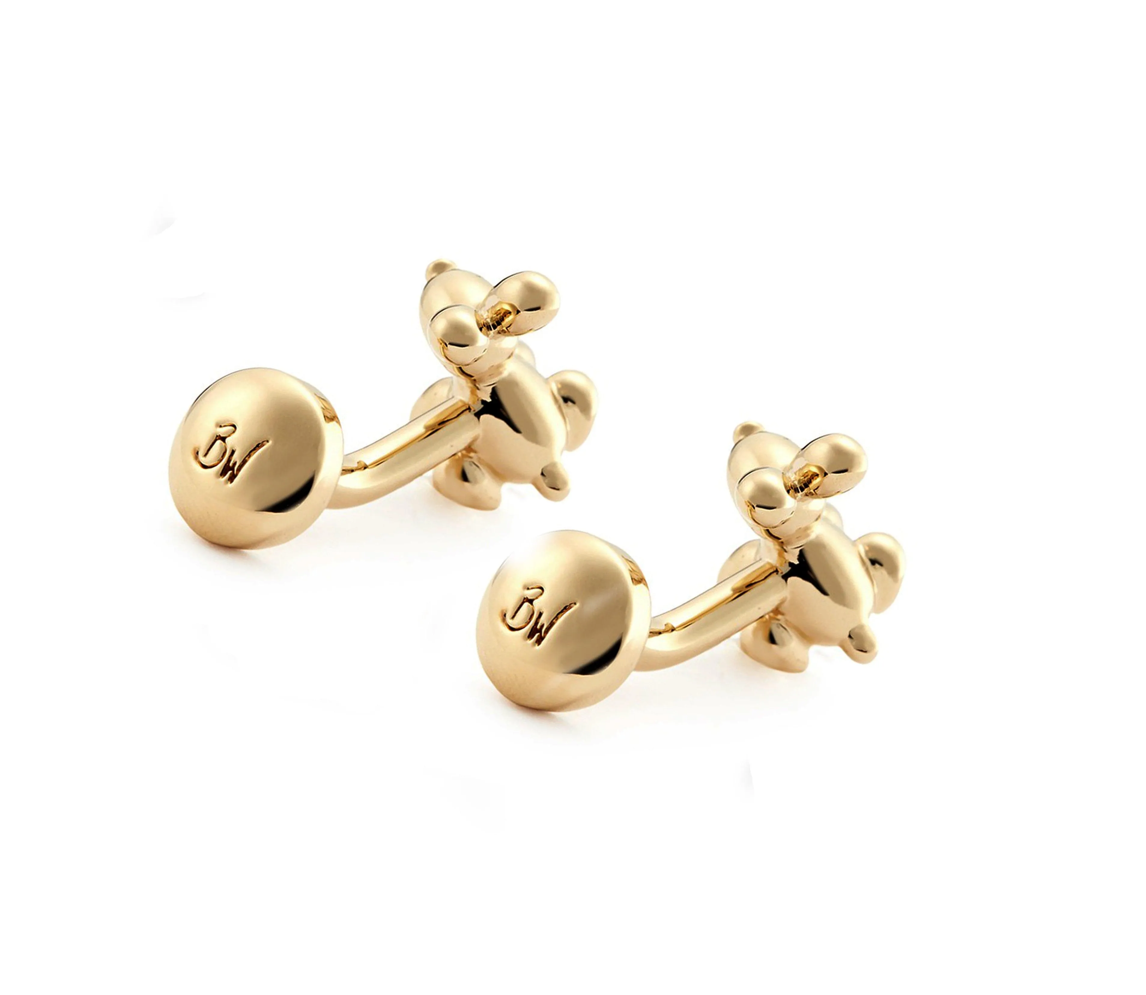 Babette Wasserman Balloon Rabbit Cufflinks