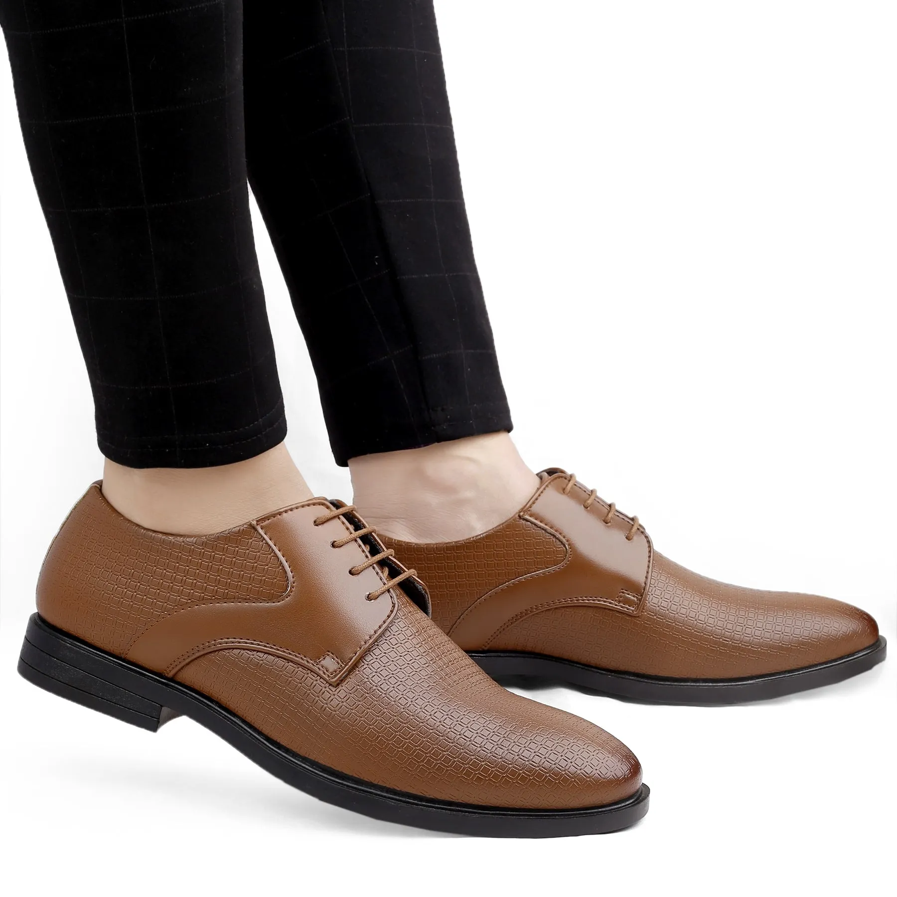 Bacca Bucci OSLO Formal Shoes with Superior Comfort | All Day Wear Office Or Party Lace-up Shoes