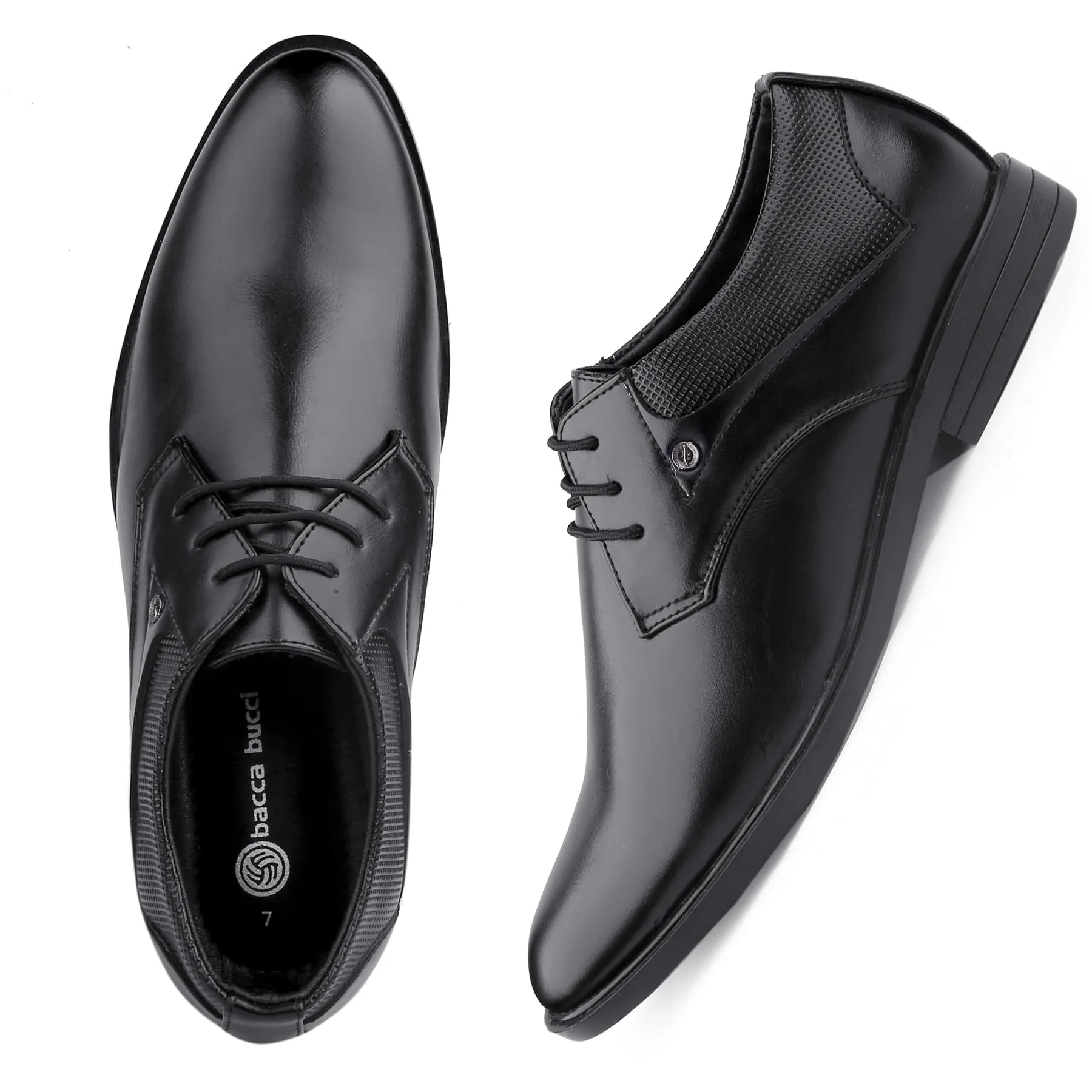 Bacca Bucci RICHMOND Formal Shoes with Superior Comfort | All Day Wear Office Or Party Lace-up Shoes