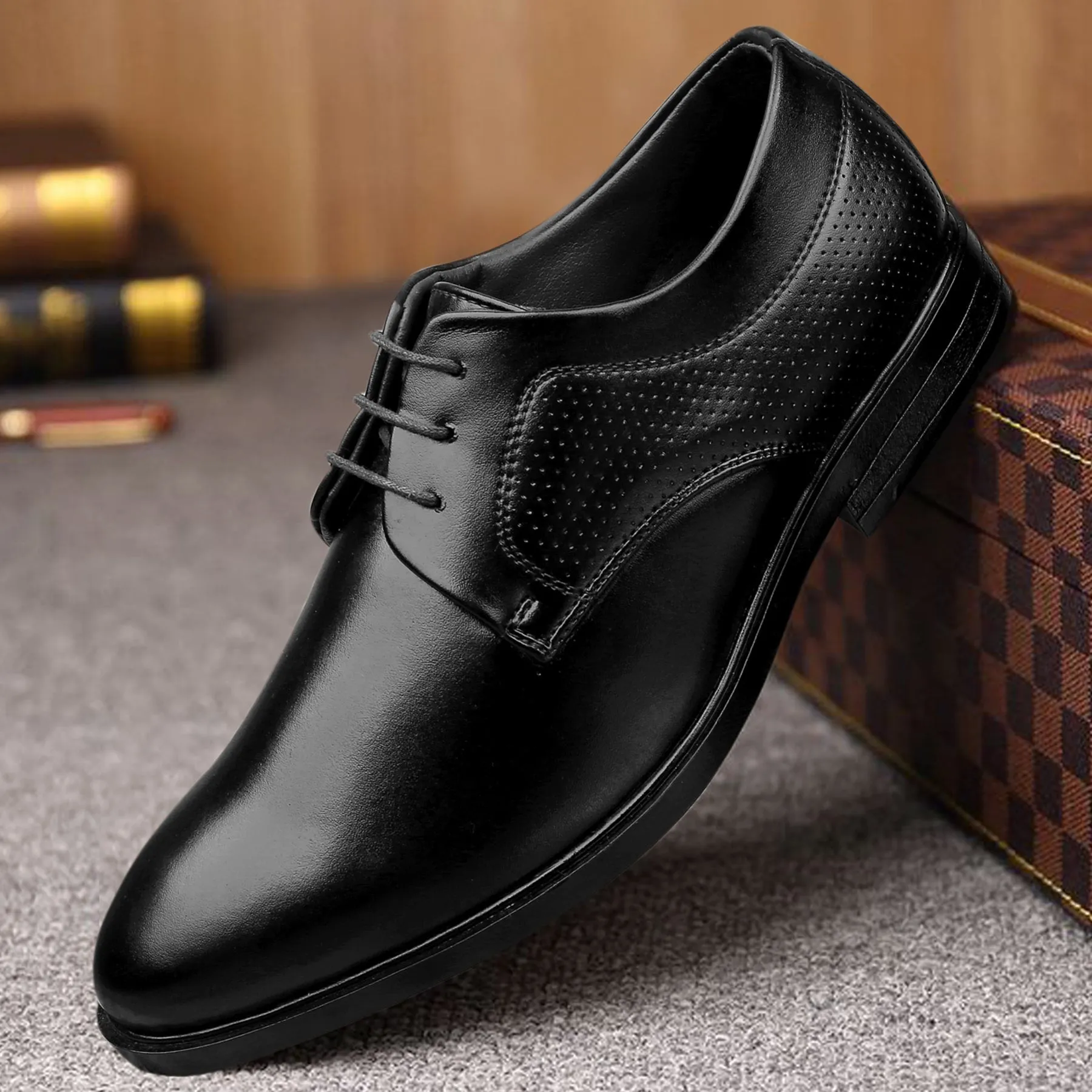 Bacca Bucci VANCOUVER Formal Shoes with Superior Comfort |  All Day Wear Office Or Party Lace-up Shoes