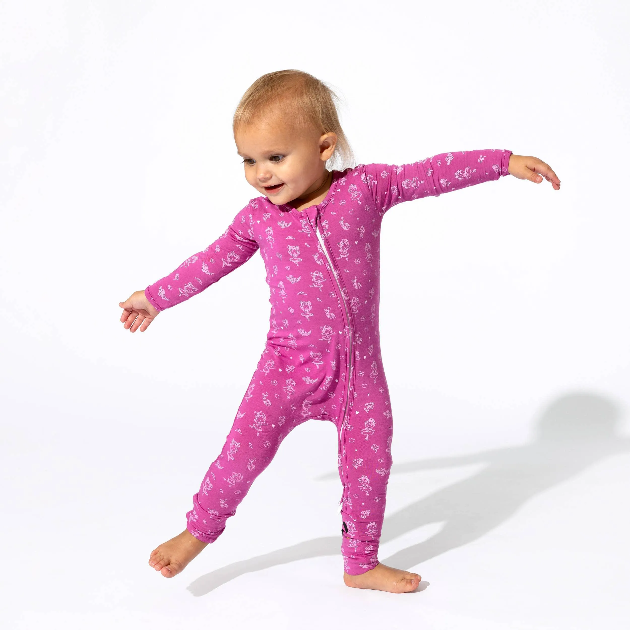 Ballerina Convertible Footie Bamboo Pajama