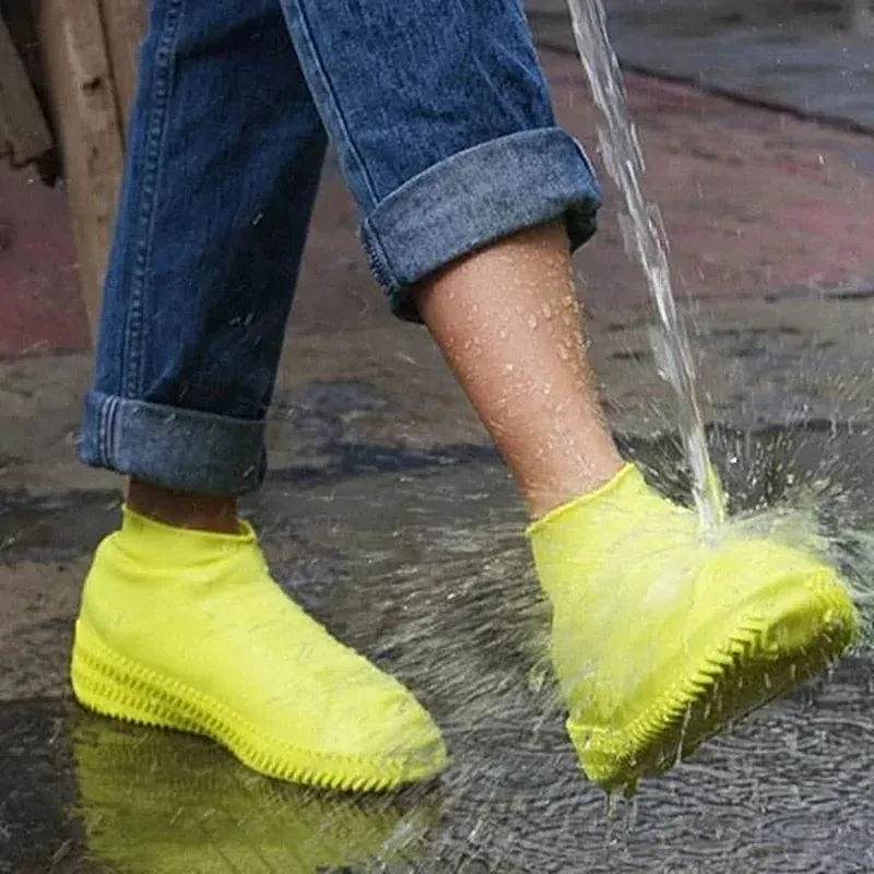 Boots Waterproof Shoe Cover Silicone Material Unisex Shoes Protectors Rain Boots for Indoor Outdoor Rainy Days Reusable