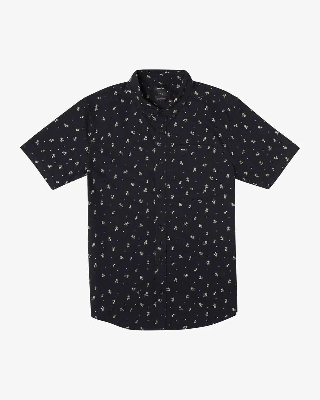 Boys That'll Do Print Short Sleeve Shirt - Black