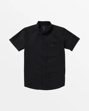 Boys That'll Do Short Sleeve Shirt - Black