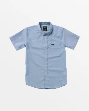 Boys That'll Do Short Sleeve Shirt - Oxford Blue