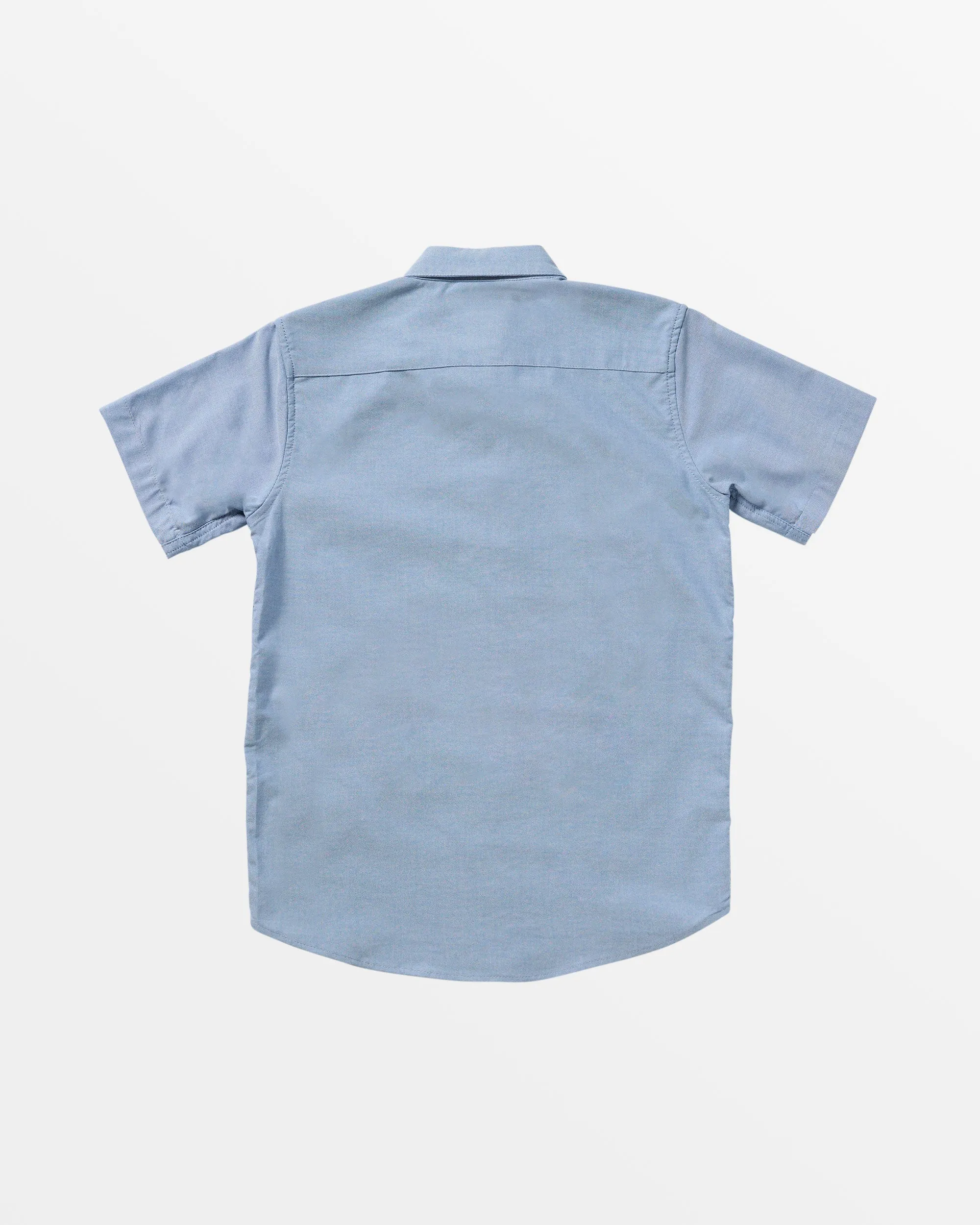 Boys That'll Do Short Sleeve Shirt - Oxford Blue