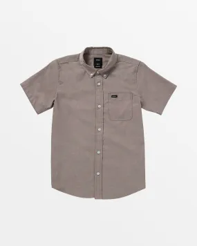 Boys That'll Do Short Sleeve Shirt - Plum Ash