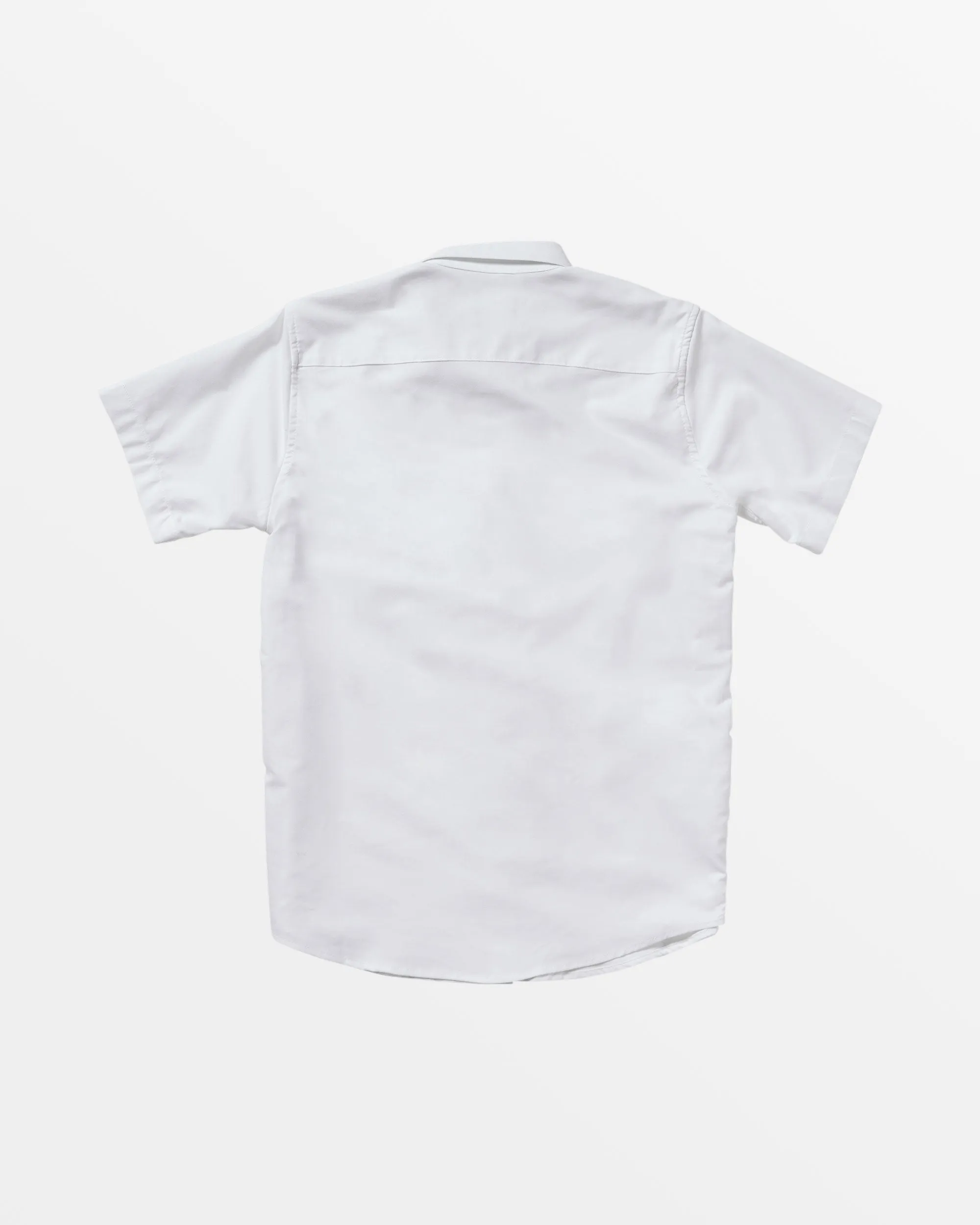 Boys That'll Do Short Sleeve Shirt - White