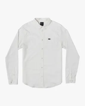 Boys That'll Do Stretch Long Sleeve Shirt - White