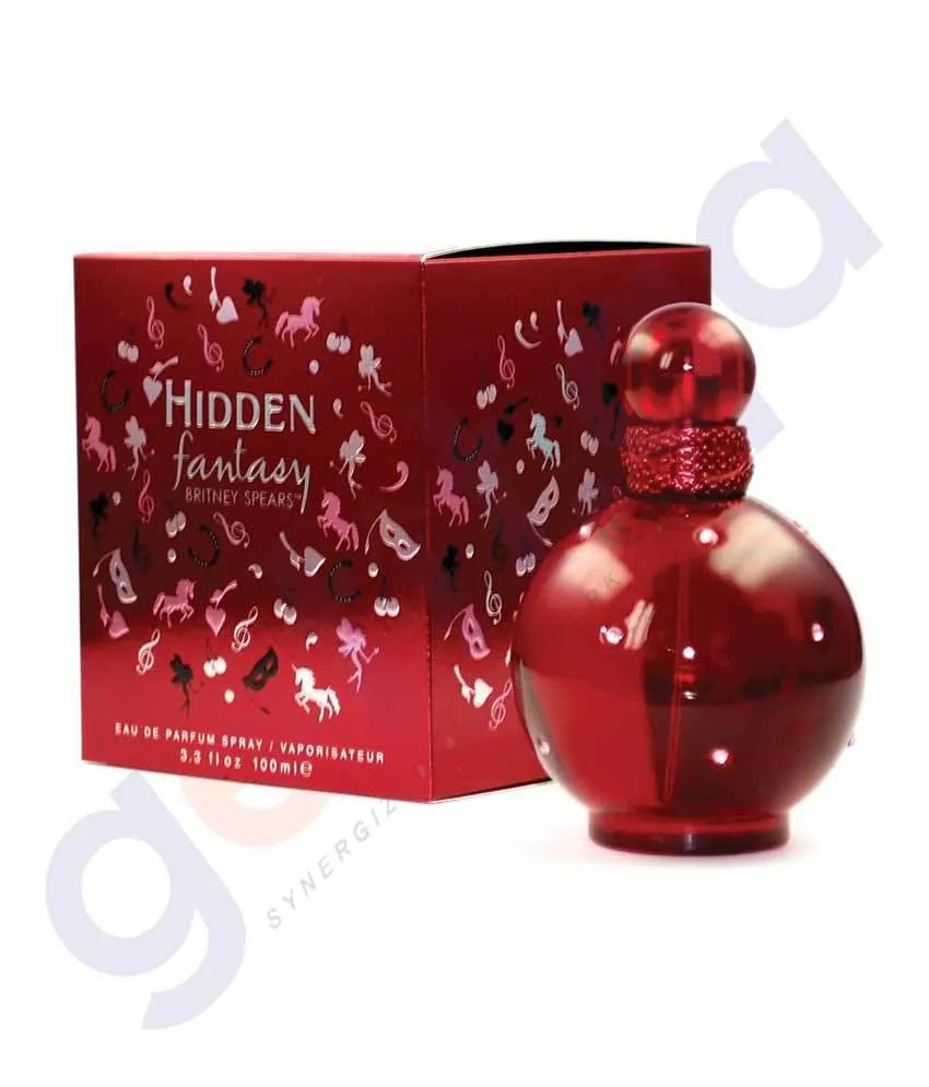 BRITNEY SPEARS 100ML HIDDEN FANTASY EDP FOR WOMEN