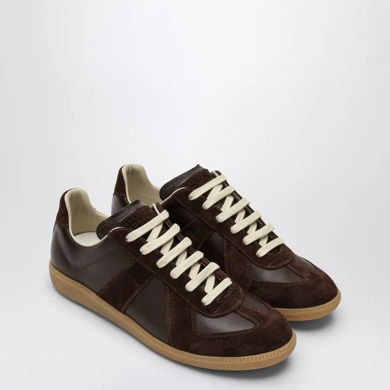 BROWN REPLICA SNEAKERS