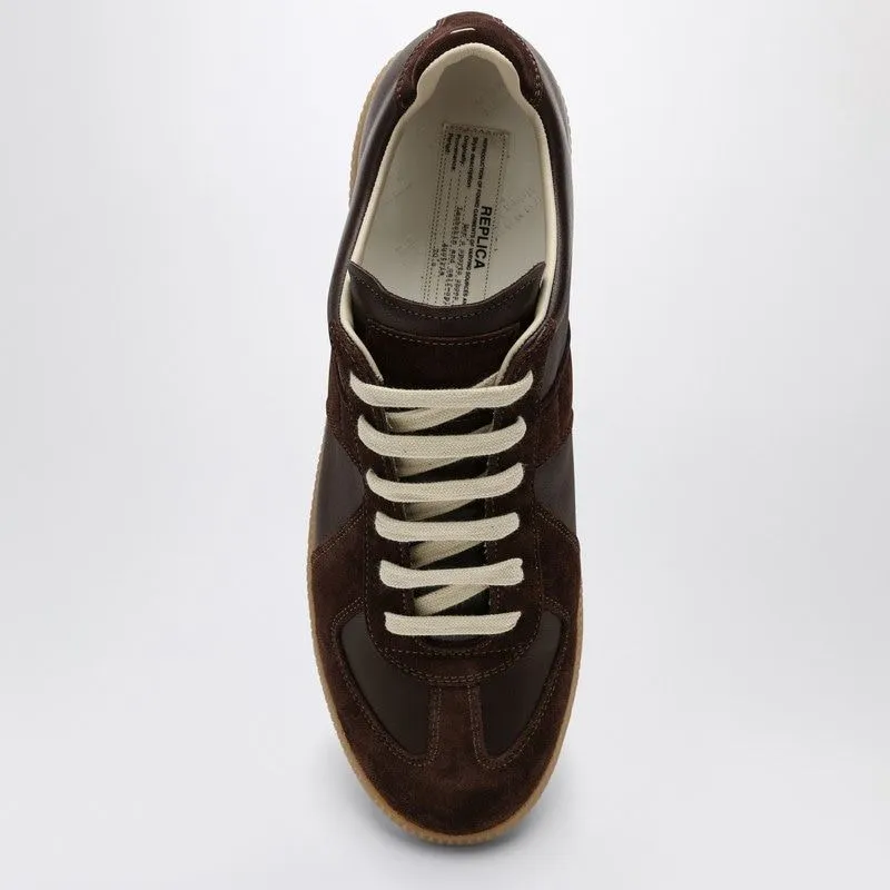 BROWN REPLICA SNEAKERS