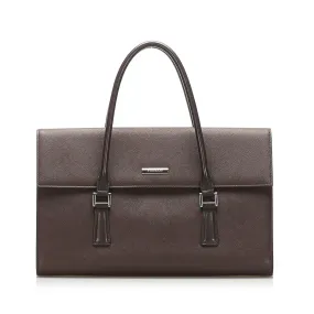 Burberry Leather Handbag (SHG-11714)