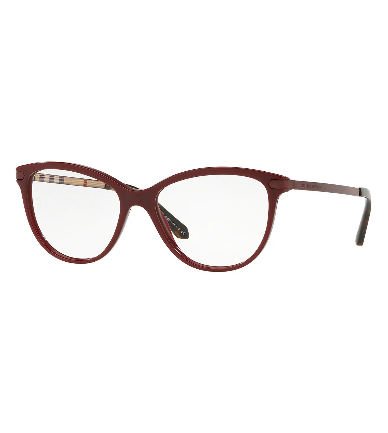 Burberry Women's Red Cat-eye Frames