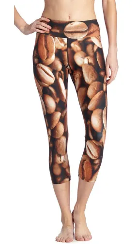 Coffee - Triathlon Capri Leggings - CUSTOM ORDER