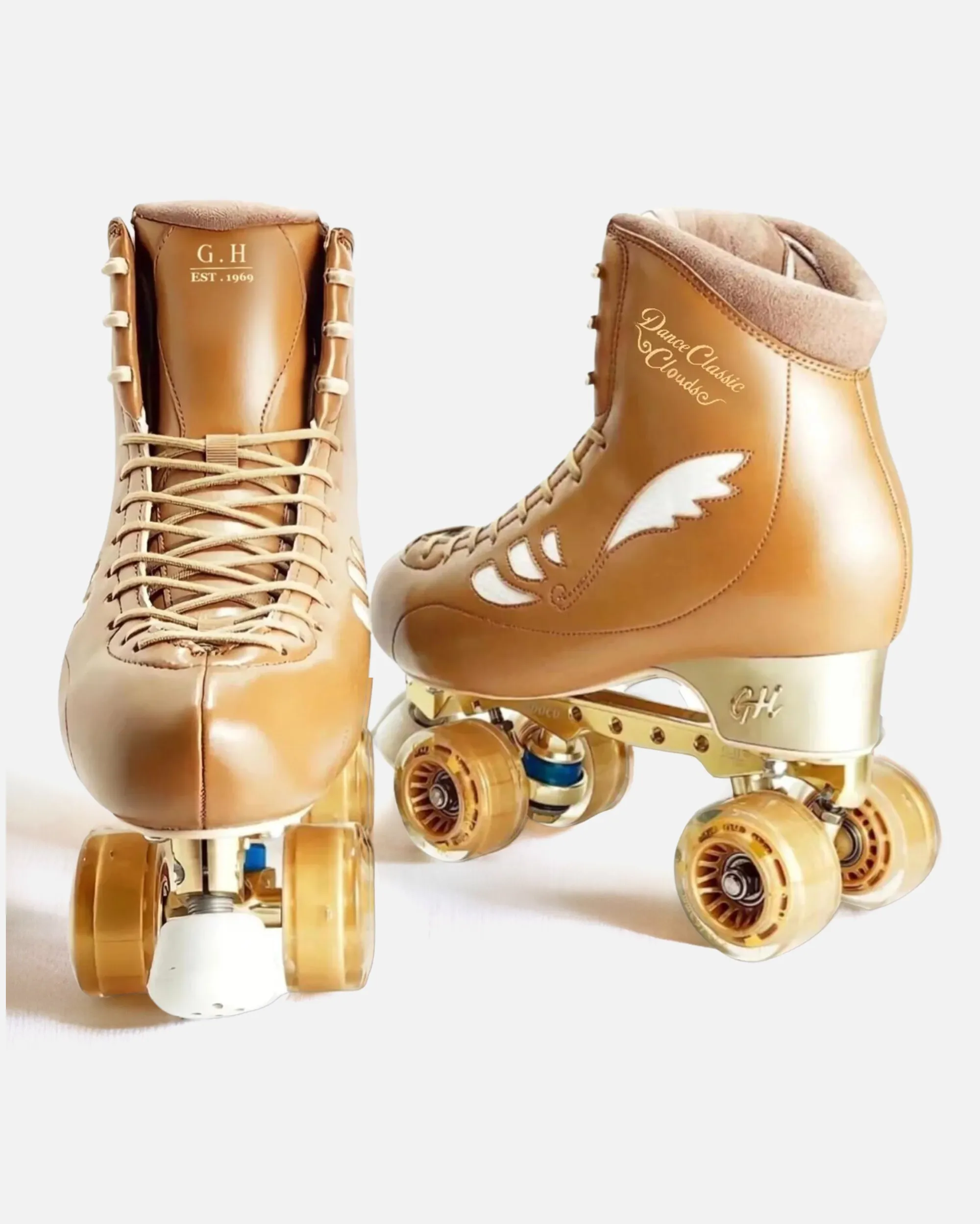 Dance classic clouds quad roller skates (flexible boots SR15) (Vanguard or Jaboco frame)