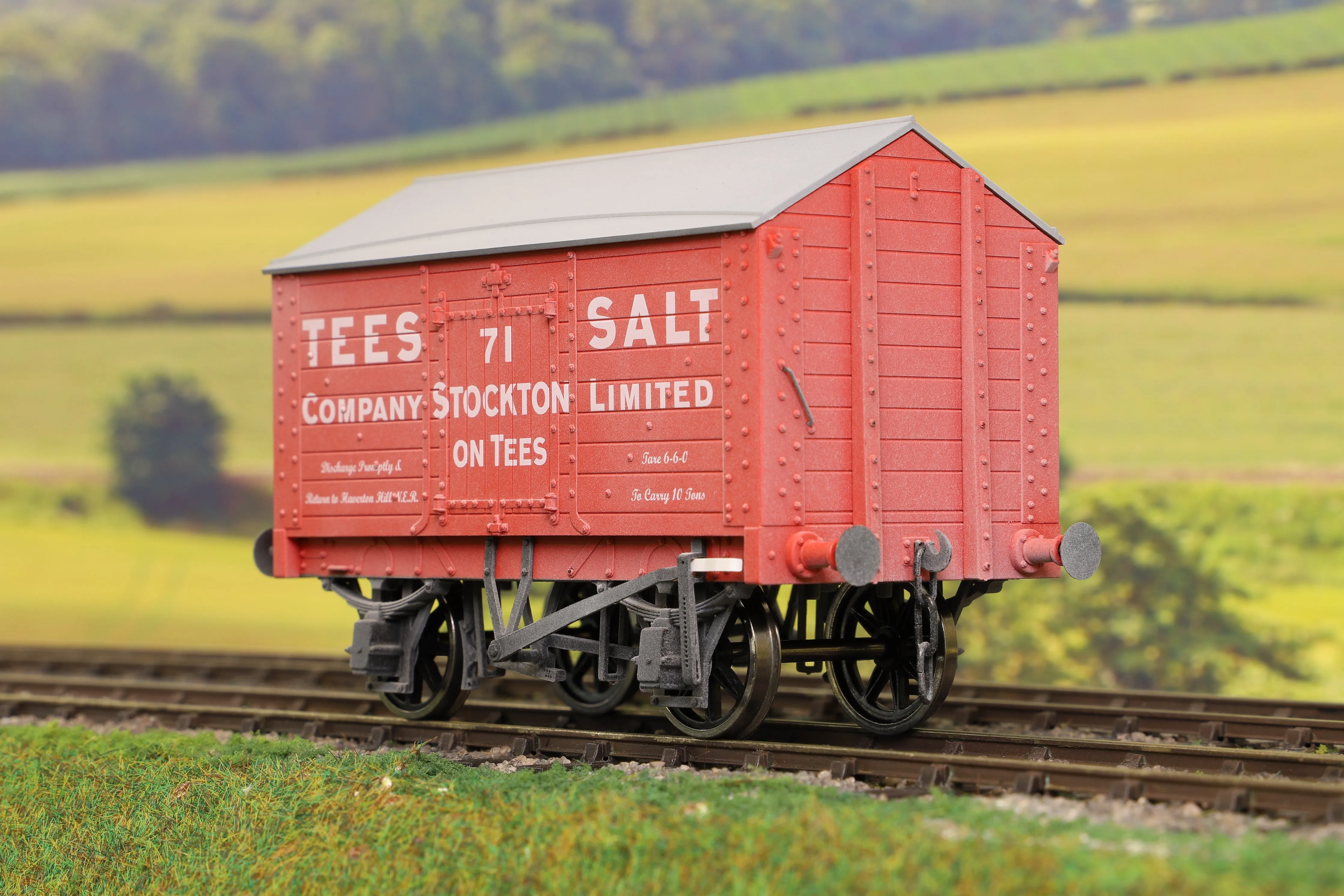 Dapol 7F-018-003W O Gauge Salt Van Tees Salt '71' Weathered