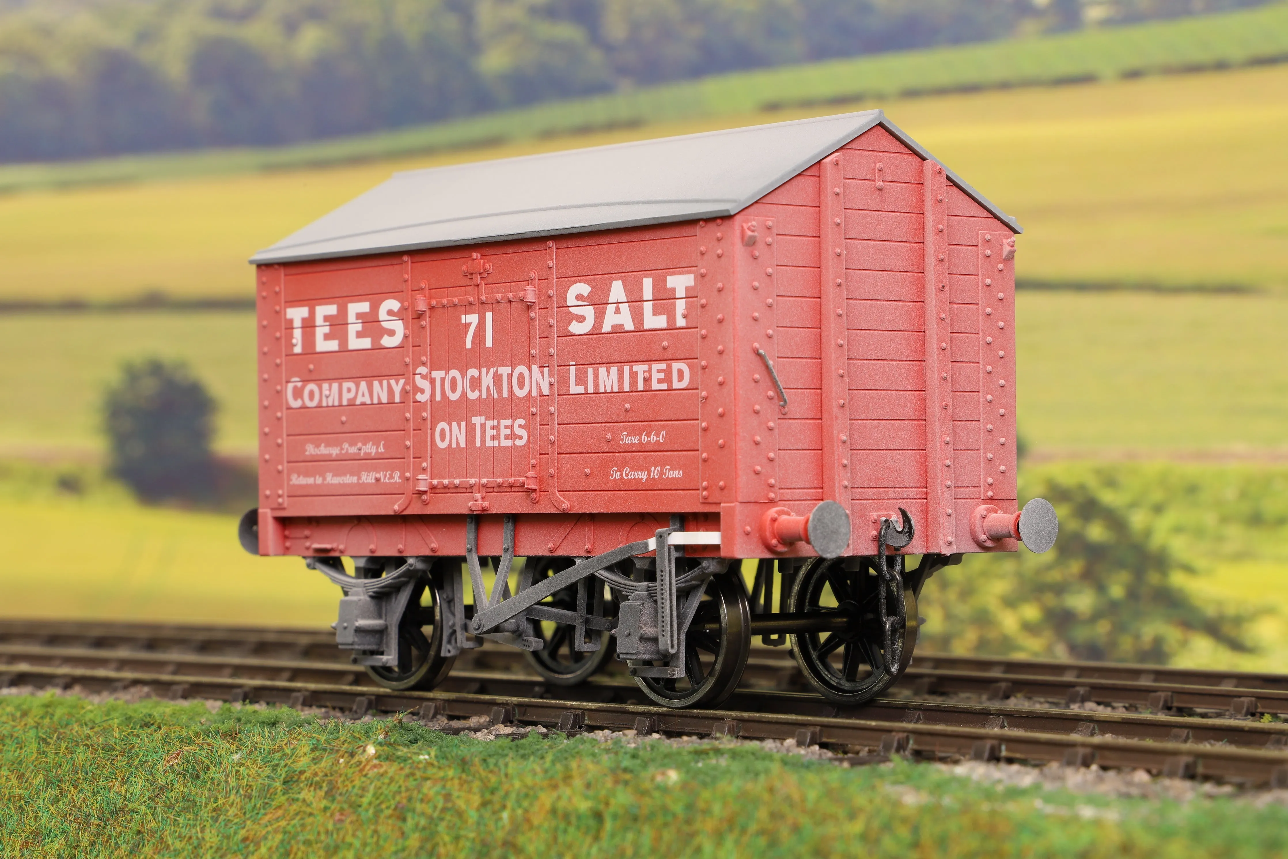 Dapol 7F-018-003W O Gauge Salt Van Tees Salt '71' Weathered