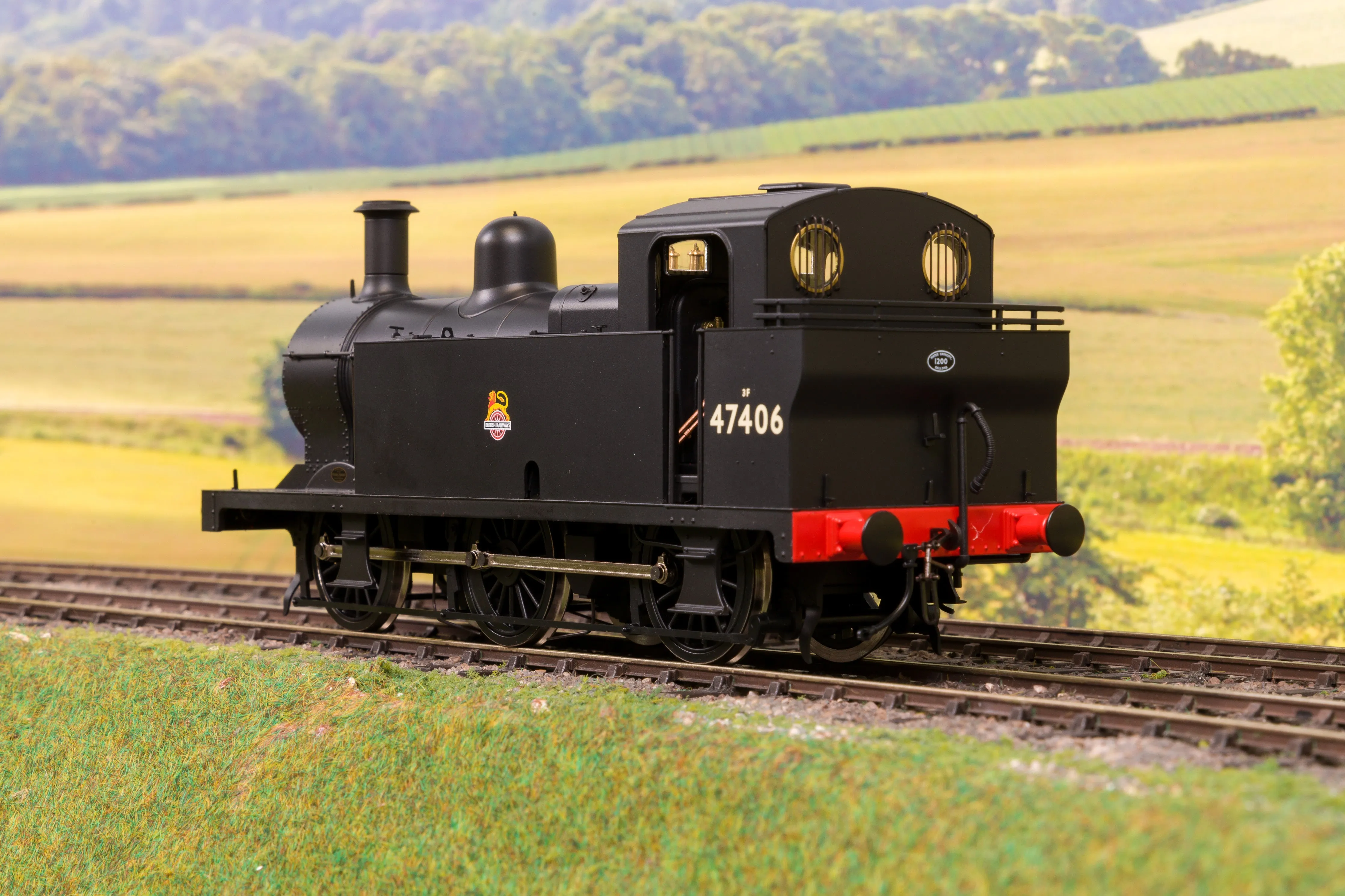 Dapol O Gauge 7S-026-010 Class 3F 'Jinty' 0-6-0T BR black e/c '47406'