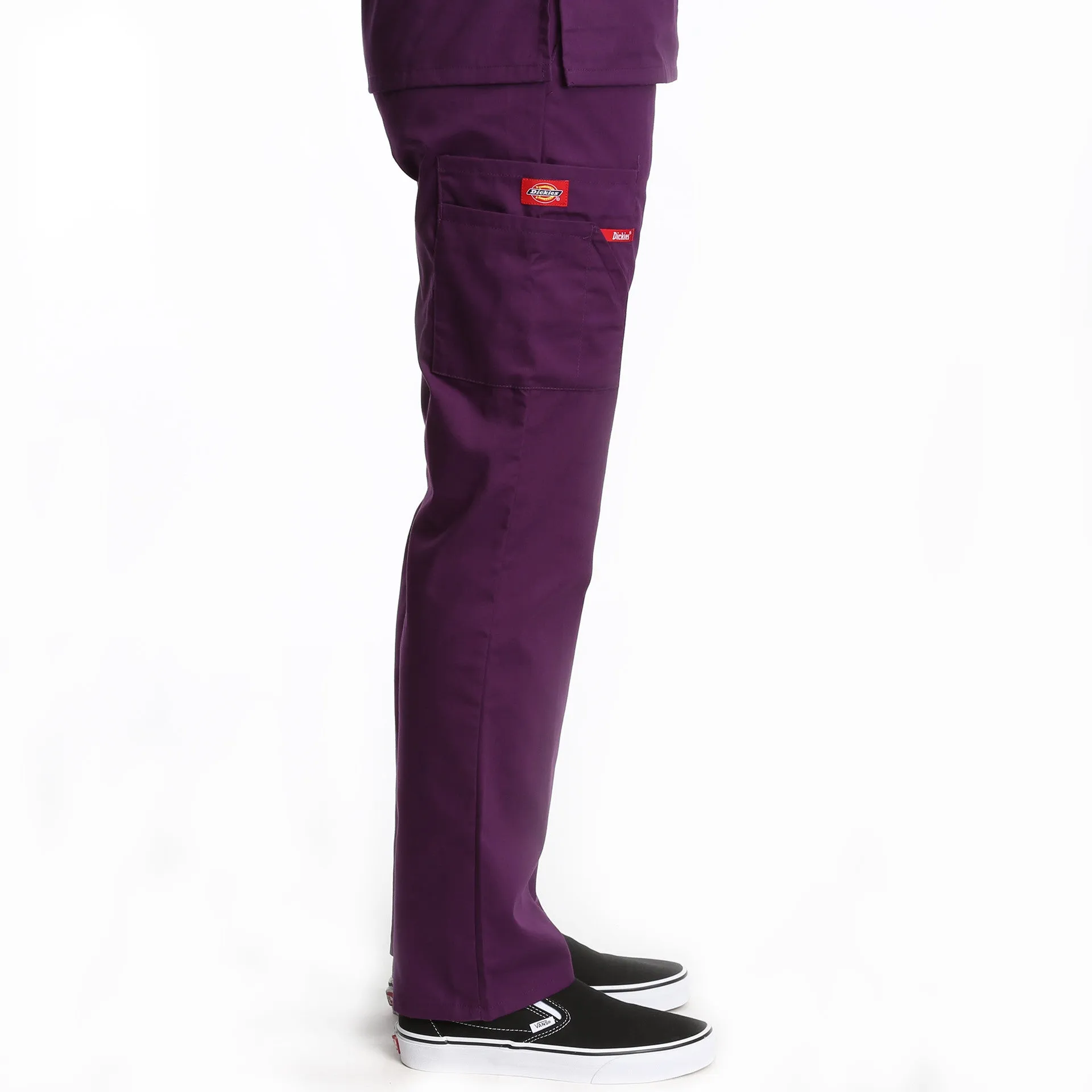 Dickies Natural Rise Elastic Scrub Pant - Eggplant