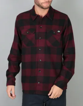 Dickies Sacramento L/S Shirt - Maroon