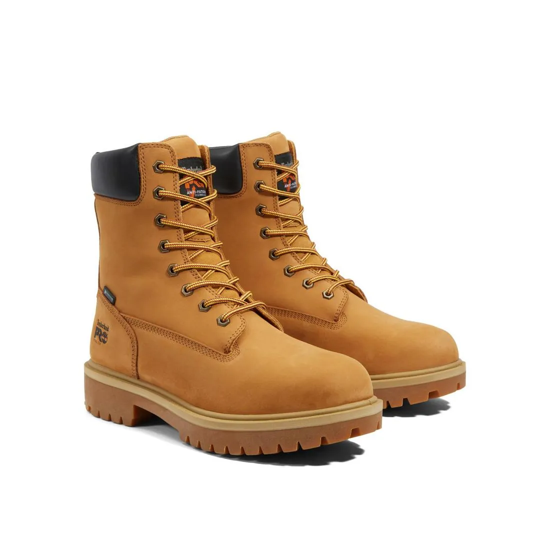 Direct Attach 8 Inch Steel-Toe Waterproof Work Boot Wheat