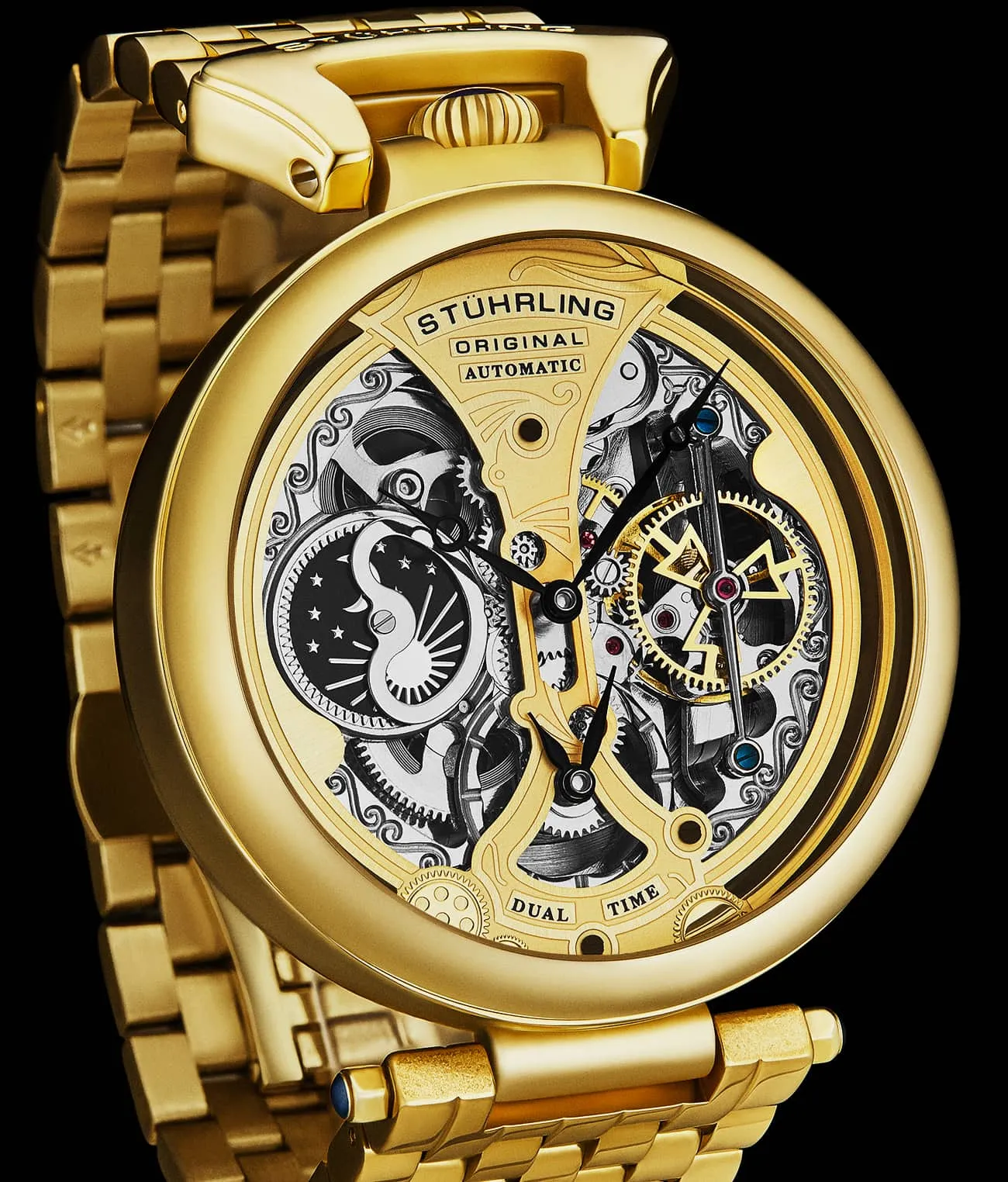 Emperor's Grandeur 4003 Dual Time Automatic 46mm Skeleton