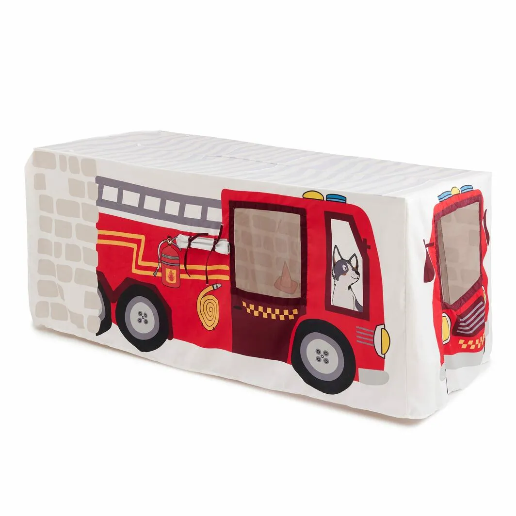 Fire Truck & Station Table Tent