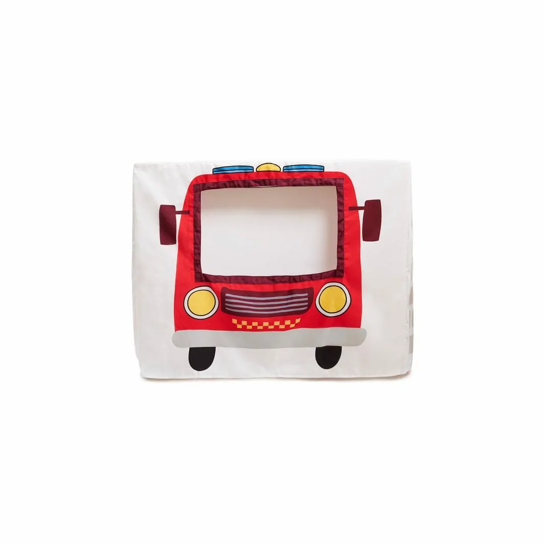 Fire Truck & Station Table Tent