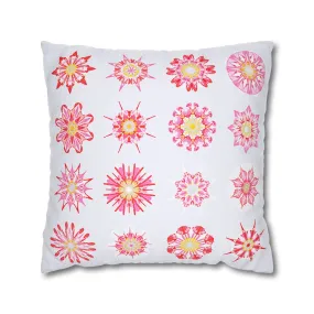 Handmade Mandala Art Pillowcase - Light Lavender