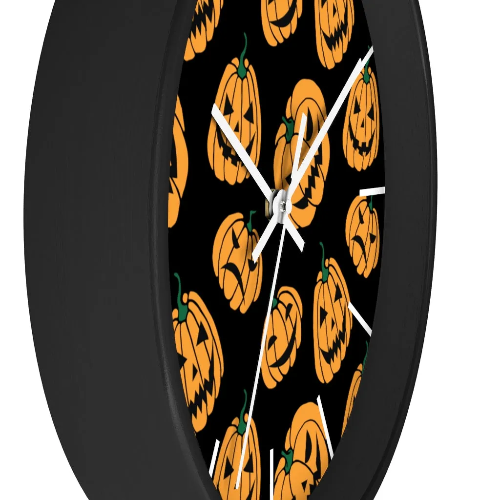 Jack-O-Lanterns Wall Clock