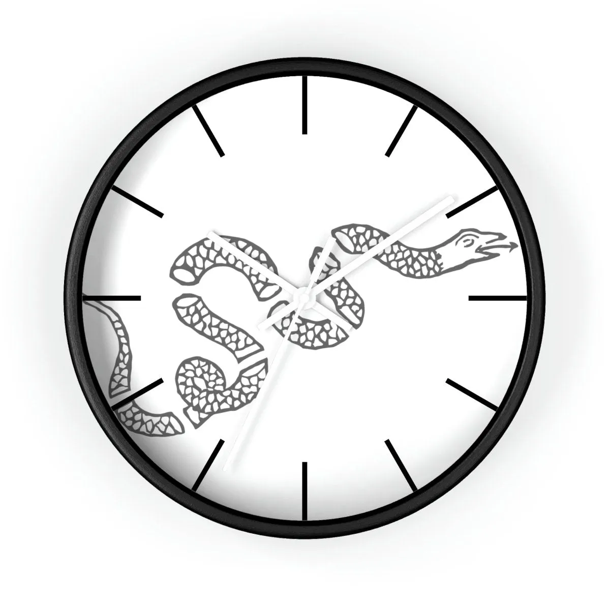 Join or Die Snake Wall clock