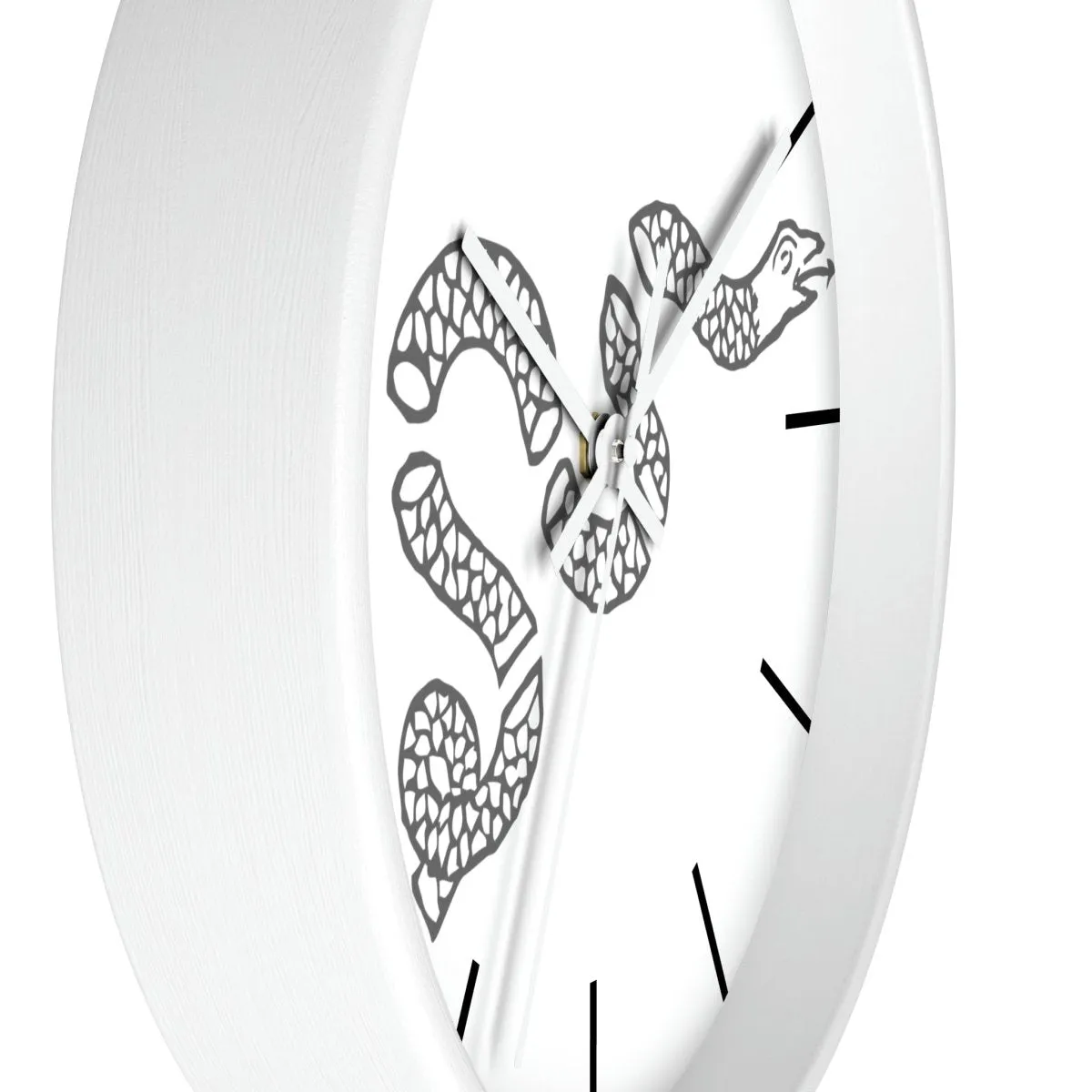 Join or Die Snake Wall clock