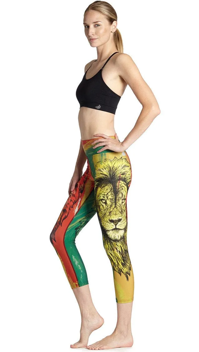 Lion of Zion - Triathlon Capri Leggings - CUSTOM ORDER