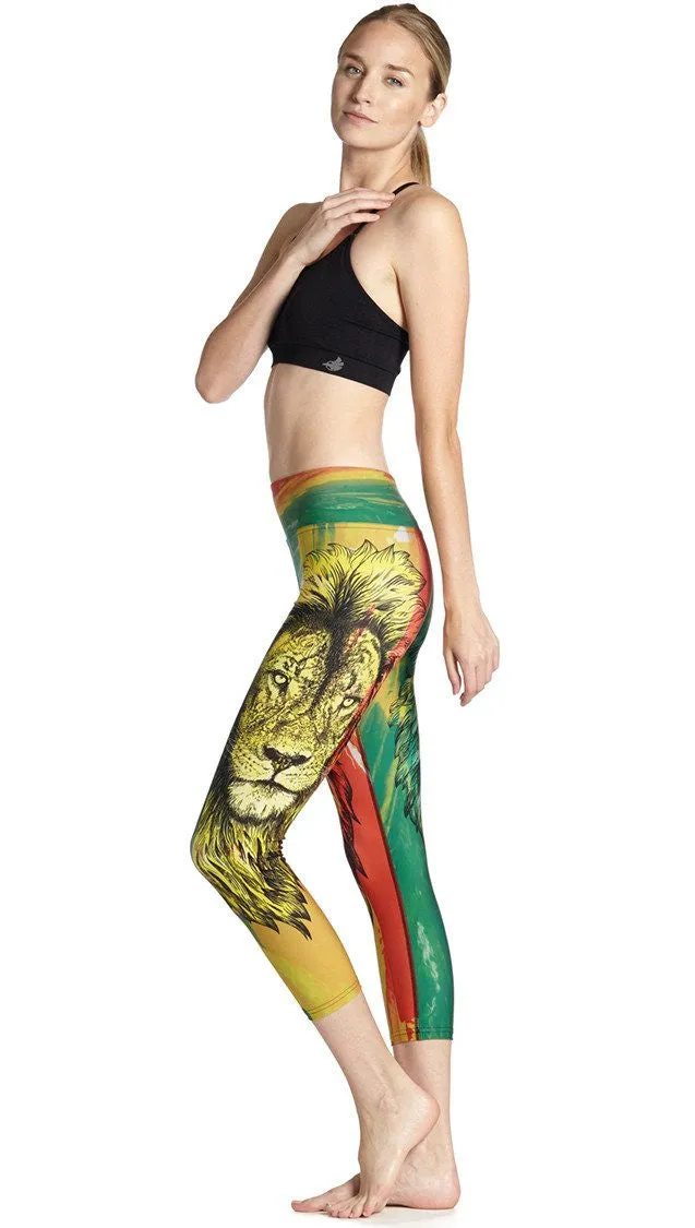 Lion of Zion - Triathlon Capri Leggings - CUSTOM ORDER