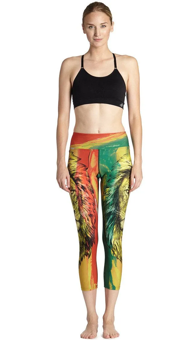 Lion of Zion - Triathlon Capri Leggings - CUSTOM ORDER