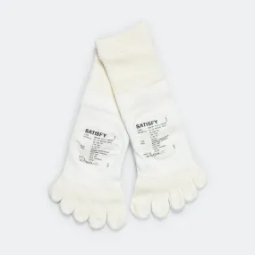 Merino Five Fingers Low Socks - Antique White