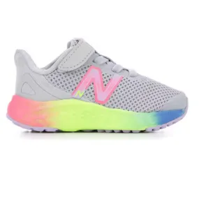 New Balance Infant Girls Arishi v4 Bungee Lace Light Aluminum