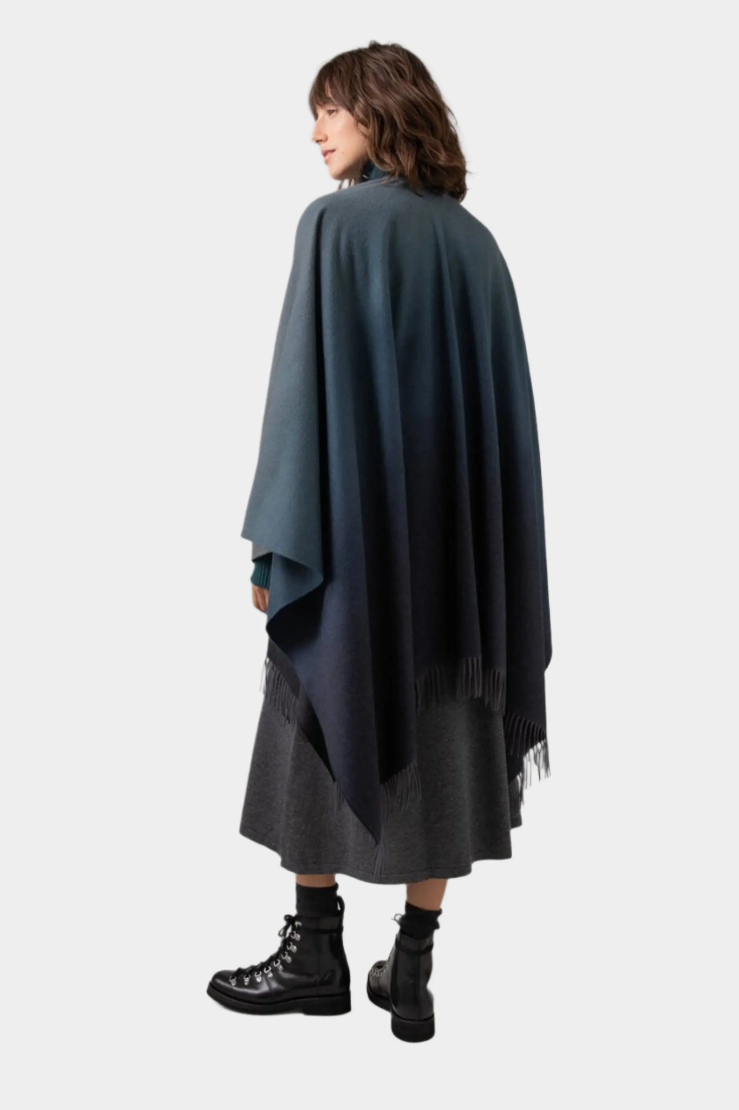 Ombré Cashmere Cape