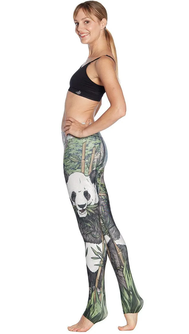 Panda - Full Length Triathlon Leggings - CUSTOM ORDER