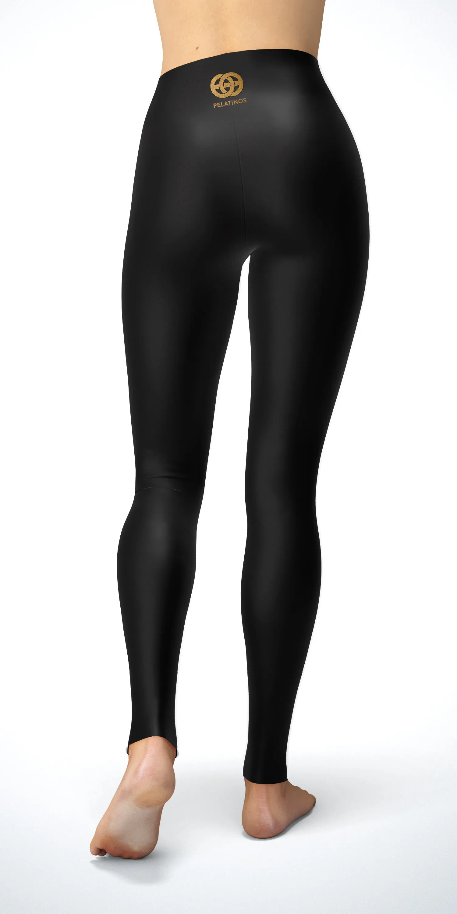 PeLatinos Gold Logo Black - Legging