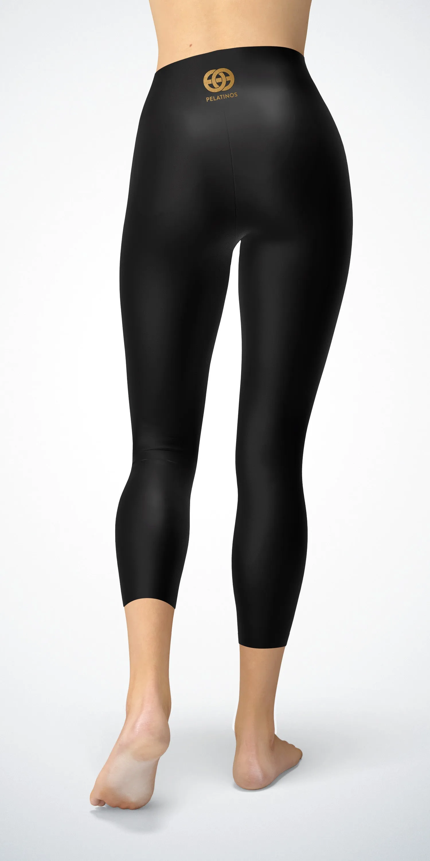 PeLatinos Gold Logo Black - Legging