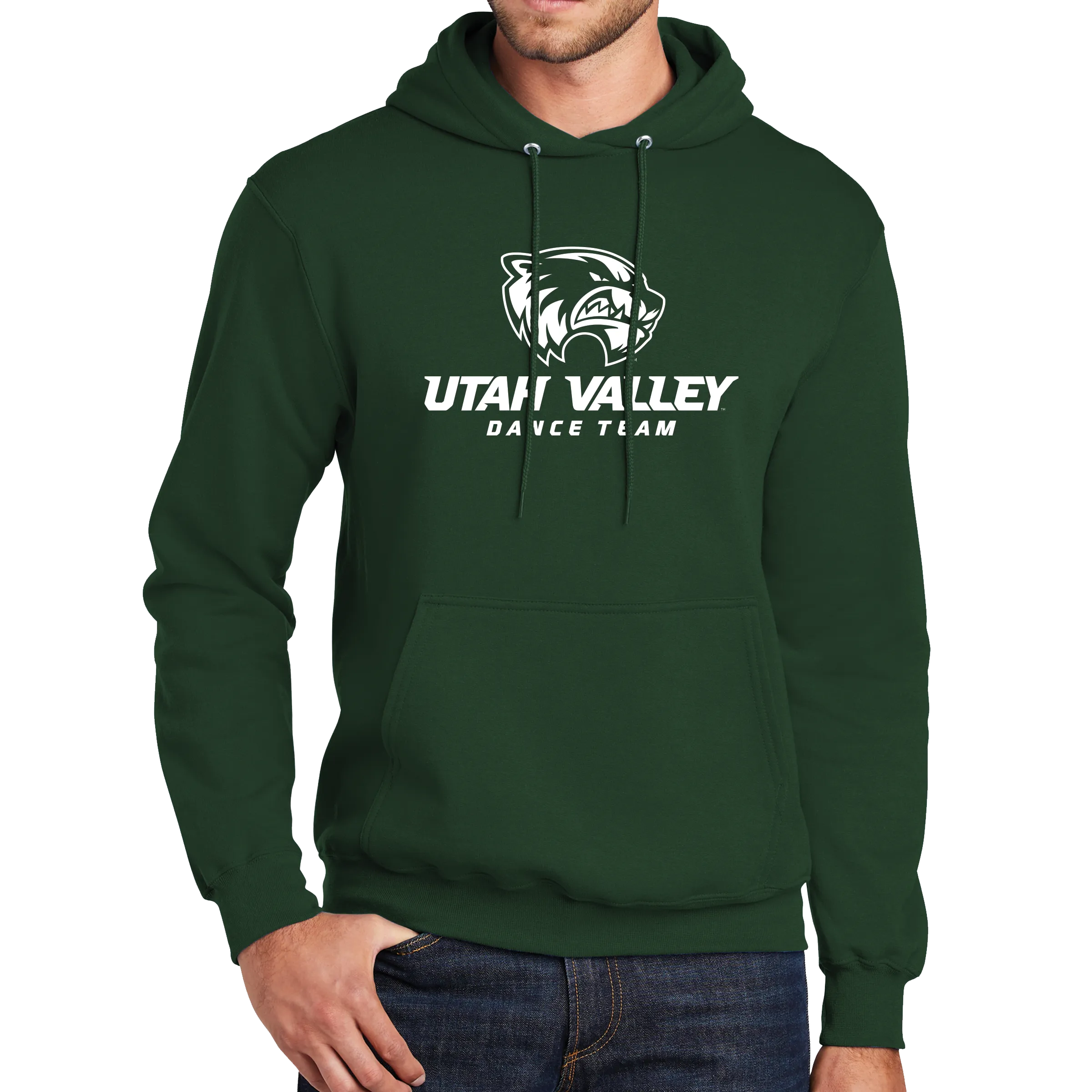 Port & Company® Core Fleece Pullover Hooded Sweatshirt - UVU Dance Team Wolverine